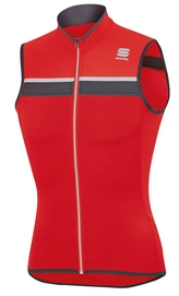 Fietsshirt Sportful Men Pista Sleeveless Jersey Red Anthracite White