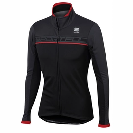 Fietsjack Sportful Men Giro Softshell Jacket Black Red