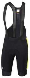 Fietsbroek Sportful Men GTS Bibshort Black Yellow Fluo