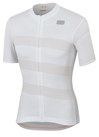 Fietsshirt Sportful Men Team 2.0 Ribbon Jersey White Alaska Gray