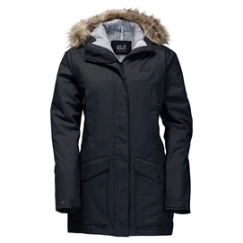 Skijacke Jack Wolfskin Coastal Range Schwarz Damen