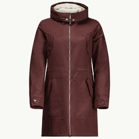 Jacke Jack Wolfskin Women Rocky Point Parka Cordovan Red