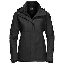 Jacke Jack Wolfskin Echo Pass Black Damen