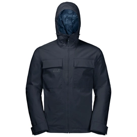 Jacke Jack Wolfskin Winter Rain Night Blue Herren