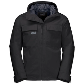 Jacke Jack Wolfskin Winter Rain Black Herren