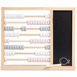 Boulier en Bois Jollein Gris/Rose