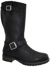Damenstiefel JJ Footwear Le Havre Schwarz Wadengröße XL