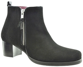 Bottines JJ Footwear Evanton Noir Largeur Pied G
