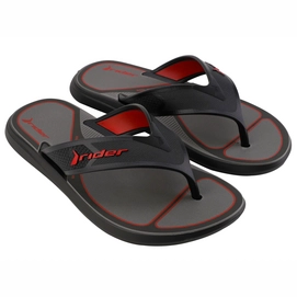 Slipper Rider Men Jet Black Red