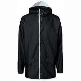 Raincoat RAINS Jacket Black Reflective