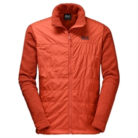 Sweatjacke Jack Wolfskin Caribou Crossing Track Dark Satsuma Orange Herren