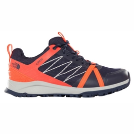 Walking Shoes The North Face Women Low Fastpack II GTX Peacoat Navy Fiery Coral