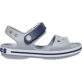 Sandale Crocs Crocband Sandal Light Grey Navy Kinder-Schuhgröße 22 - 23