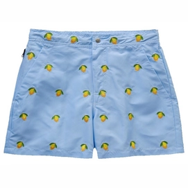 Zwemshort OAS Men Full Embroidery Blue Lemon-XXL