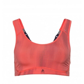 Sport BH Odlo Flex High Women Hot Coral Aop