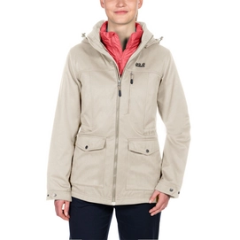 Manteau d'Hiver Jack Wolfskin Beluga Bay Women Light Sand