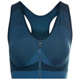 Sports Bra Odlo Women Seamless High Blue Wing Teal