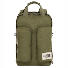 Rucksack The North Face Mini Crevasse Pack Four Leaf Clover Dark Heather New Taupe Green