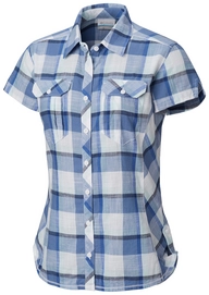 Blouse Columbia Women Camp Henry Blue Dusk Block