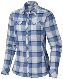 Hemd Columbia Camp Henry Blue Dusk Block Damen