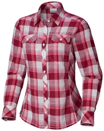 Bluse Columbia Camp Henry Wine Berry Bloc Damen