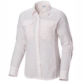 Bluse Columbia Camp Henry Red Coral Strip Damen