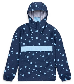 Jas Herschel Supply Co. Men's Voyage Anorak Peacoat Soda Alaskan Blue