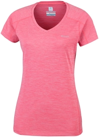 T-Shirt Columbia Womens Zero Rules Red Coral Heather