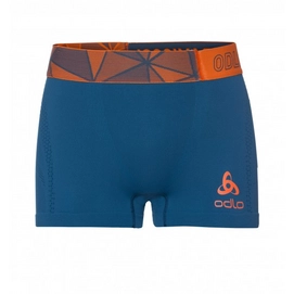 Boxershort Odlo Ceramicool Seamless Men Blue Opal Orangeade