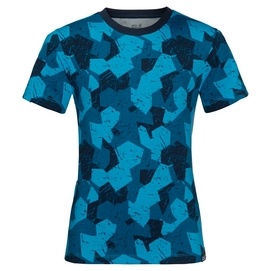 T-Shirt Jack Wolfskin Boys Marble Turquoise All Over