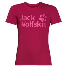 T-Shirt Kids Jack Wolfskin Jungle Azalea Red