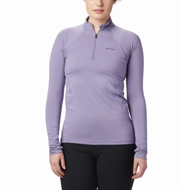 Pull de Ski Columbia Women Midweight Stretch Long Sleeve Half Zip Dusty Iris