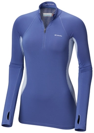 Skipully Columbia Women Midweight Stretch Half Zip Eve Faded Sky