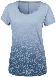 T-Shirt Columbia Womens Ocean Fade Tee Blue Dusk