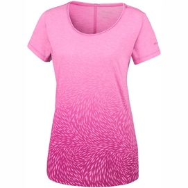 T-Shirt Columbia Womens Ocean Fade Tee Pink Ice