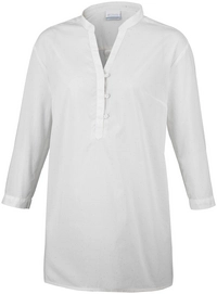 Bluse Columbia Early Tide Tunic Sea Salt Dots P Damen