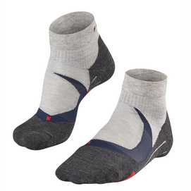 Hardloopsokken Falke RU4 Cushion Short Men Light Grey