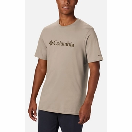 T-Shirt Columbia CSC Basic Logo Short Sleeve Ancient Fossil Homme-S