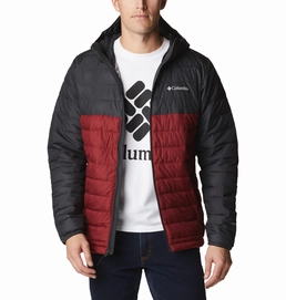 Doudoune Columbia Homme Powder Lite Hooded Jacket Red Jasper