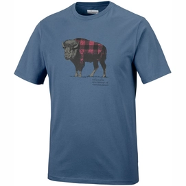 T-Shirt Columbia CSC Check The Buffalo II Short Sleeve Dark Mountain Herren