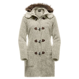 Mantel Jack Wolfskin Coat Sand Weiß Damen