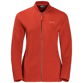 Fleece Jack Wolfskin Women Modesto Volcano Red