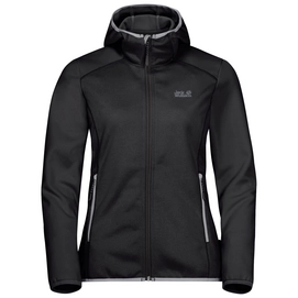 Gilet Jack Wolfskin Women Hydro Hooded Black