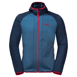 Sweatjacke Jack Wolfskin Hydro Hooded Indigo Blue Herren