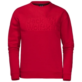 Trui Jack Wolfskin Women Winter Logo Sweatshirt Ruby Red