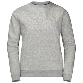 Trui Jack Wolfskin Women Winter Logo Sweatshirt Light Grey