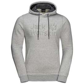Pullover Jack Wolfskin Winter Logo Hoody Grey Heather Herren