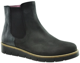 Enkellaars JJ Footwear Bicester Zwart/Asfalt Voetbreedte K