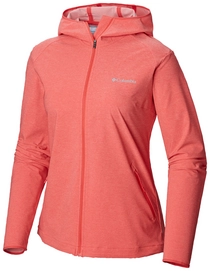 Jacket Columbia Women Heather Canyon Softshell Red Coral Heath