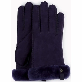 Handschoen UGG Women Shorty Glove W/ Leather Trim Nightshade